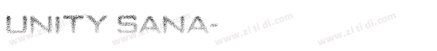UNITY SANA字体转换 UNITY SANA字体转换